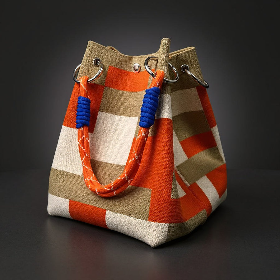 Hamden Mini Bucket Bag in Khaki