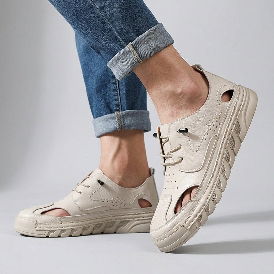 Hamilton Hybrid Cutout Sneaker in Beige