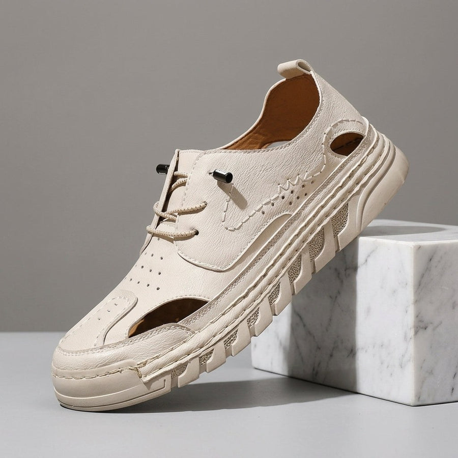 Hamilton Hybrid Cutout Sneaker in Beige