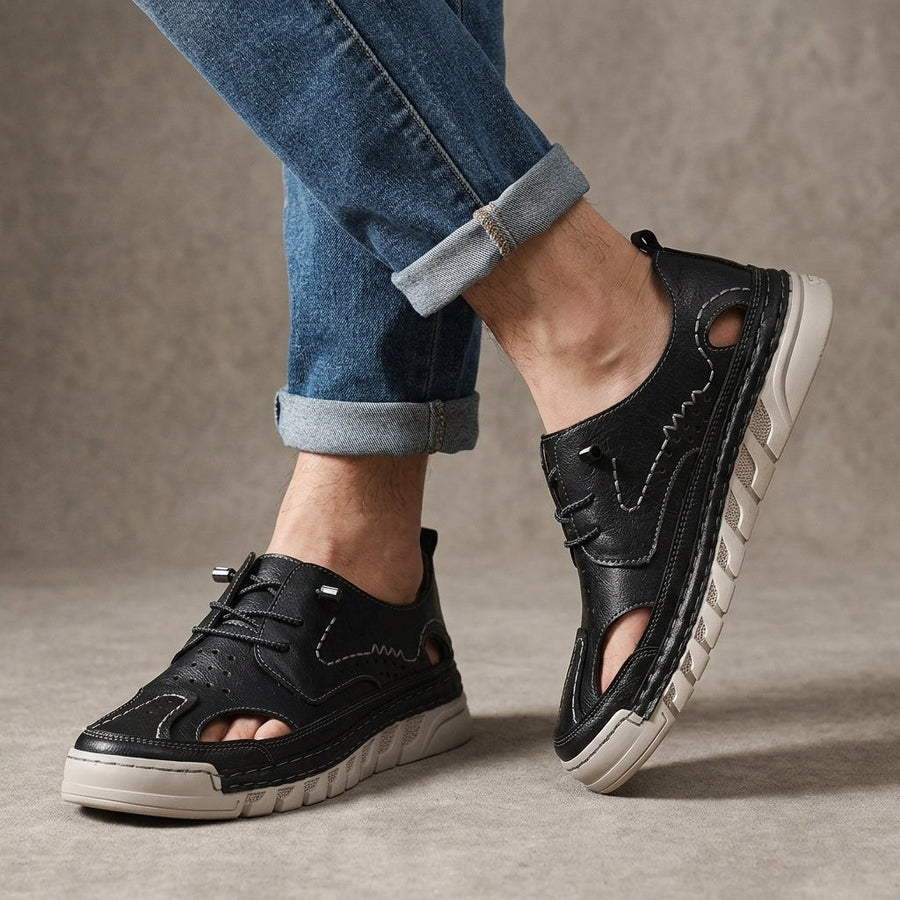 Hamilton Hybrid Cutout Sneaker in Charcoal