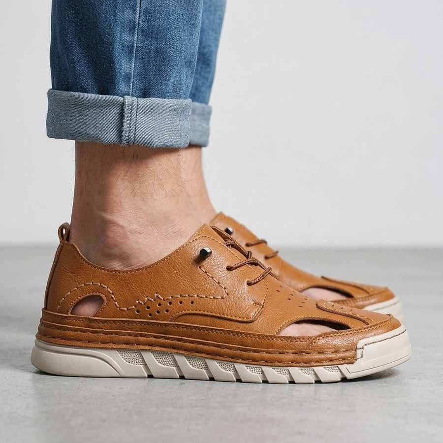 Hamilton Hybrid Cutout Sneaker in Sienna Brown