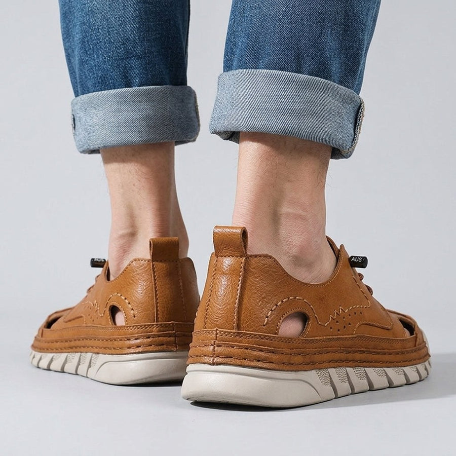 Hamilton Hybrid Cutout Sneaker in Sienna Brown