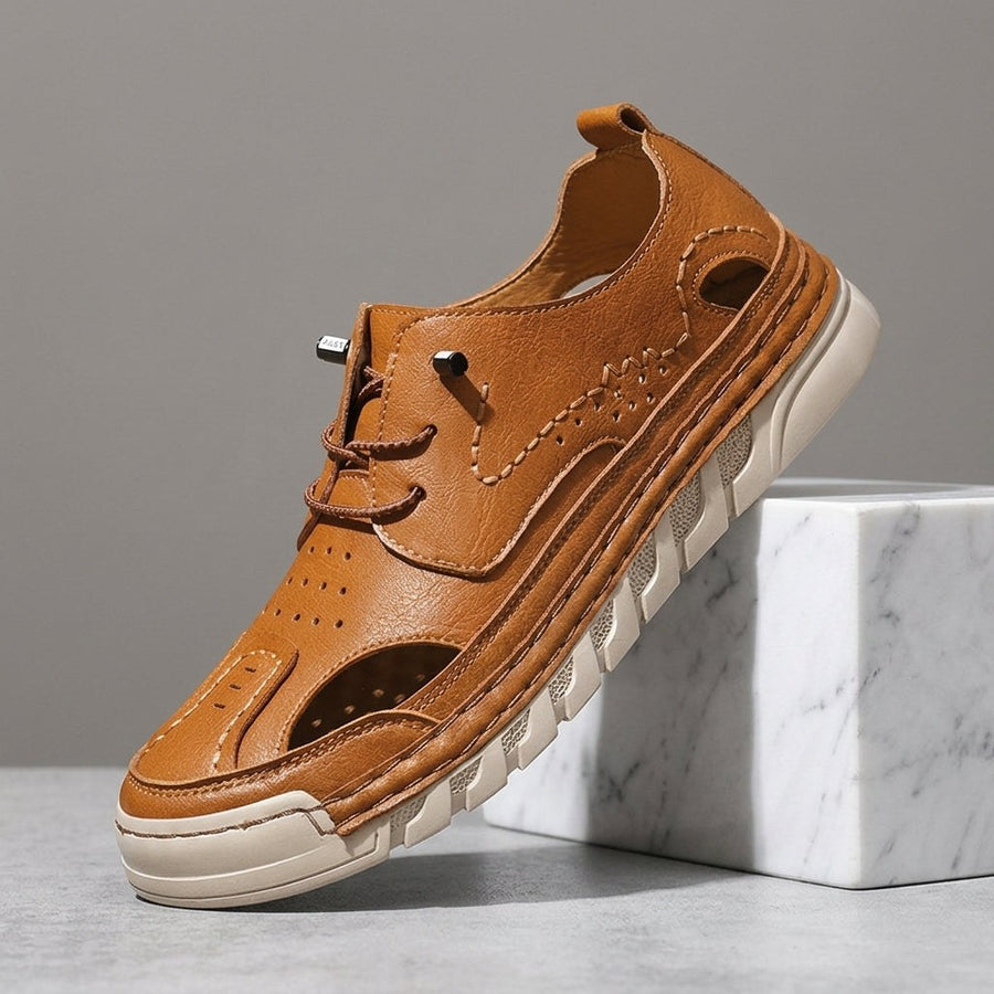 Hamilton Hybrid Cutout Sneaker in Sienna Brown