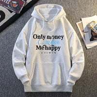 Hanna Casual Hoodie with Hood in White Grey