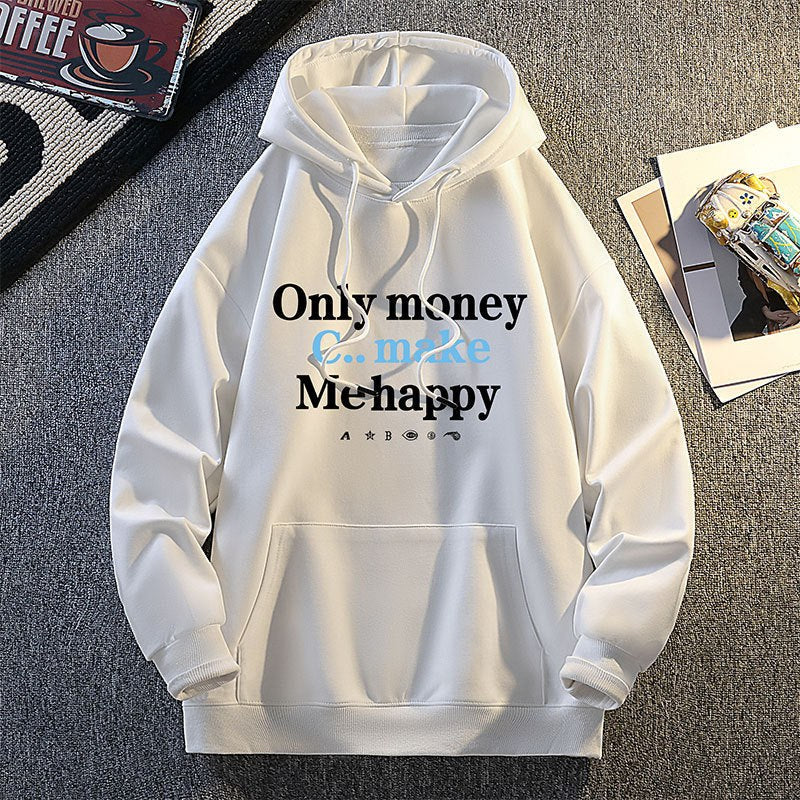 Hanna Casual Hoodie with Hood in White