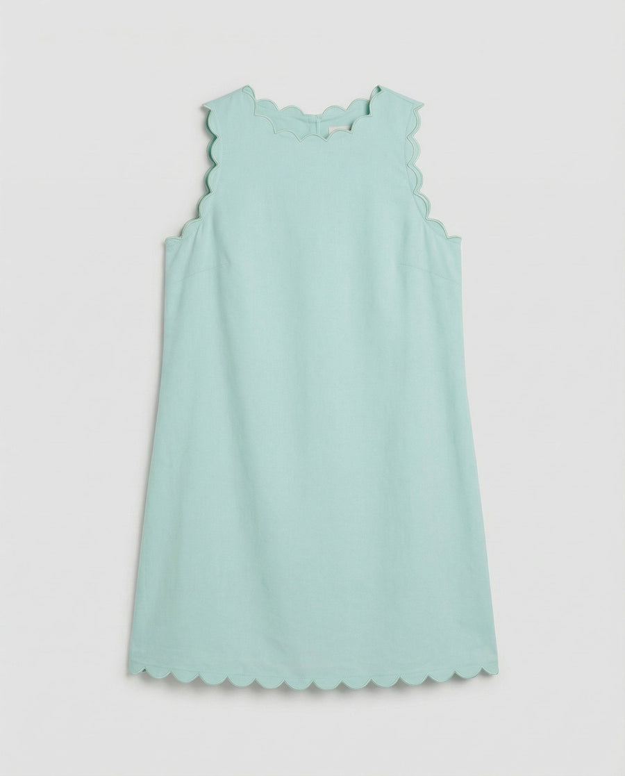 Hanna Dress in Aqua