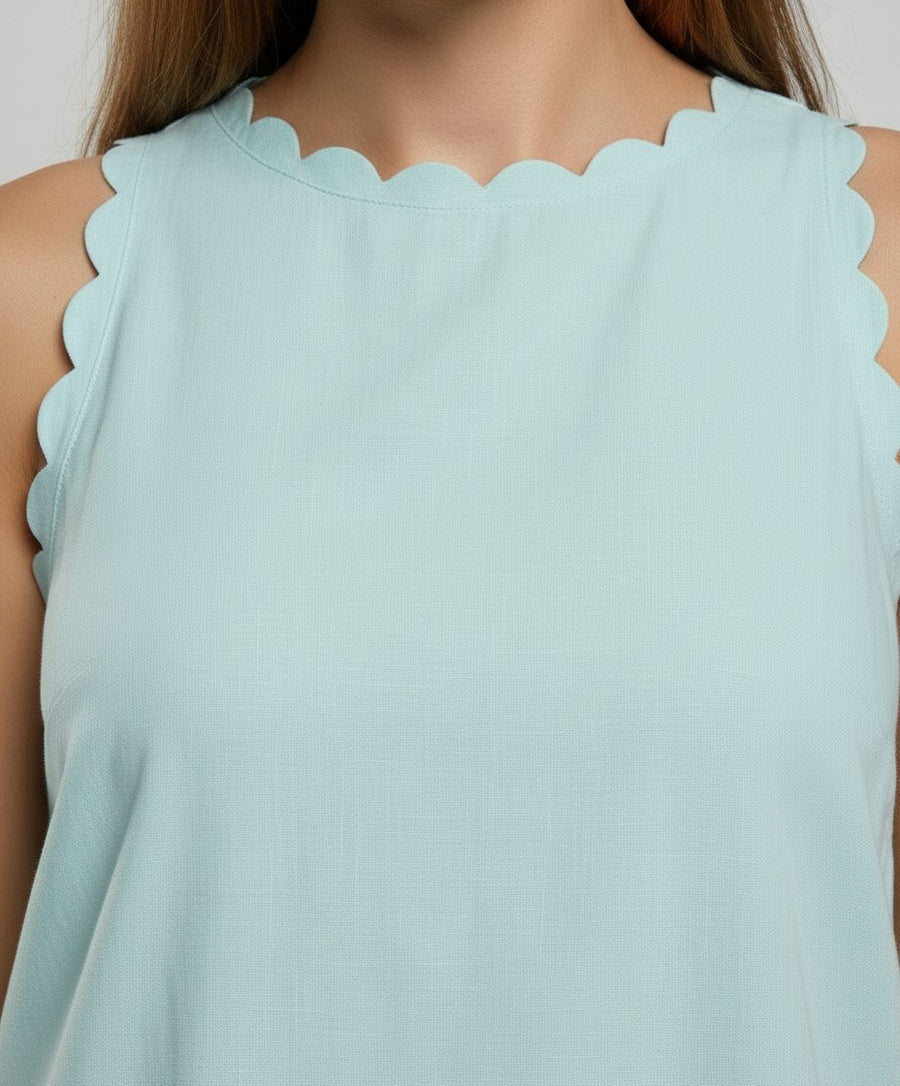 Hanna Dress in Aqua