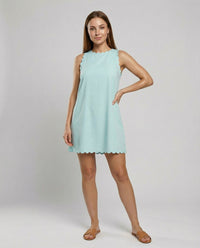 Hanna Dress in Aqua