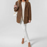 Hanna Leather Blazer