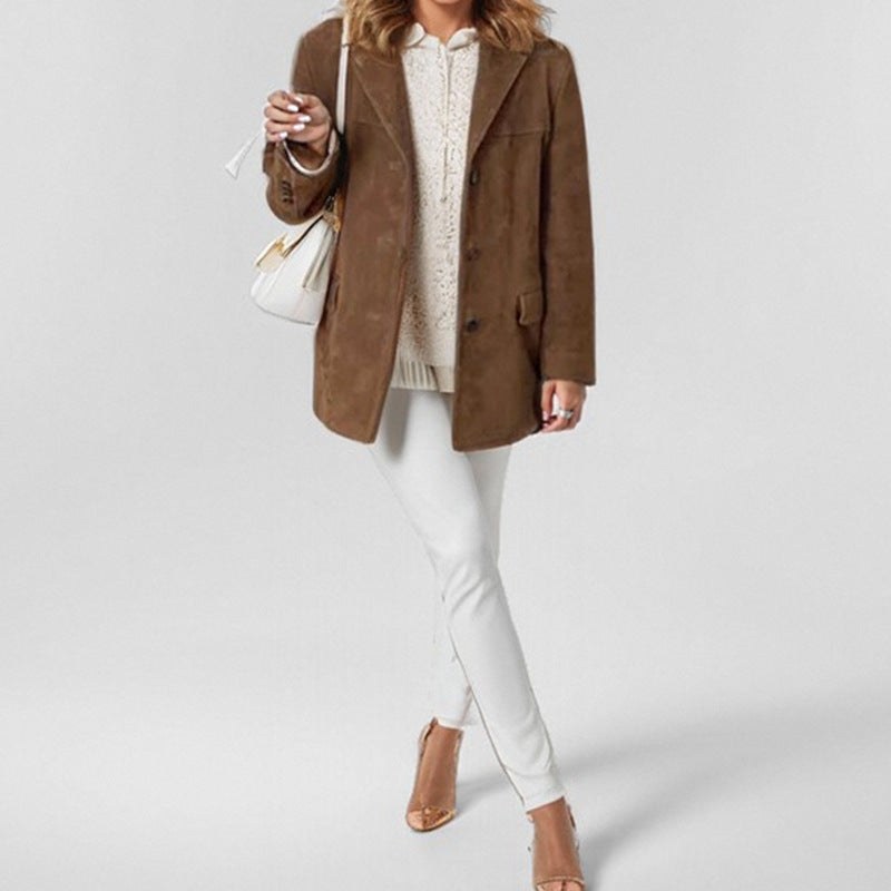 Hanna Leather Blazer