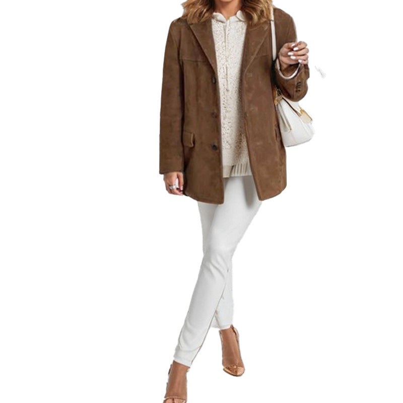Hanna Leather Blazer