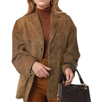 Hanna Leather Blazer