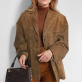 Hanna Leather Blazer