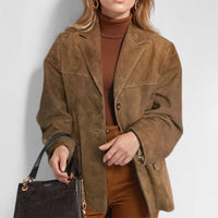 Hanna Leather Blazer