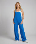 Hanna Linen Jumpsuit with Wide Leg