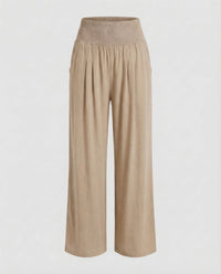 Hanna Linen Trousers in Khaki