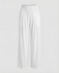 Hanna Linen Trousers in White