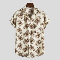 Hanna Shirt with Short Sleeve in Champagne