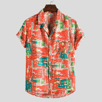 Hanna Shirt with Short Sleeve in Red