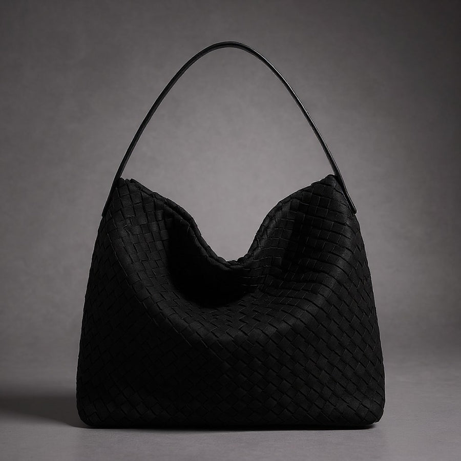 Hannah Hobo Bag in Charcoal