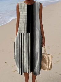 Hannah™ Breezy Summer Dress in Black