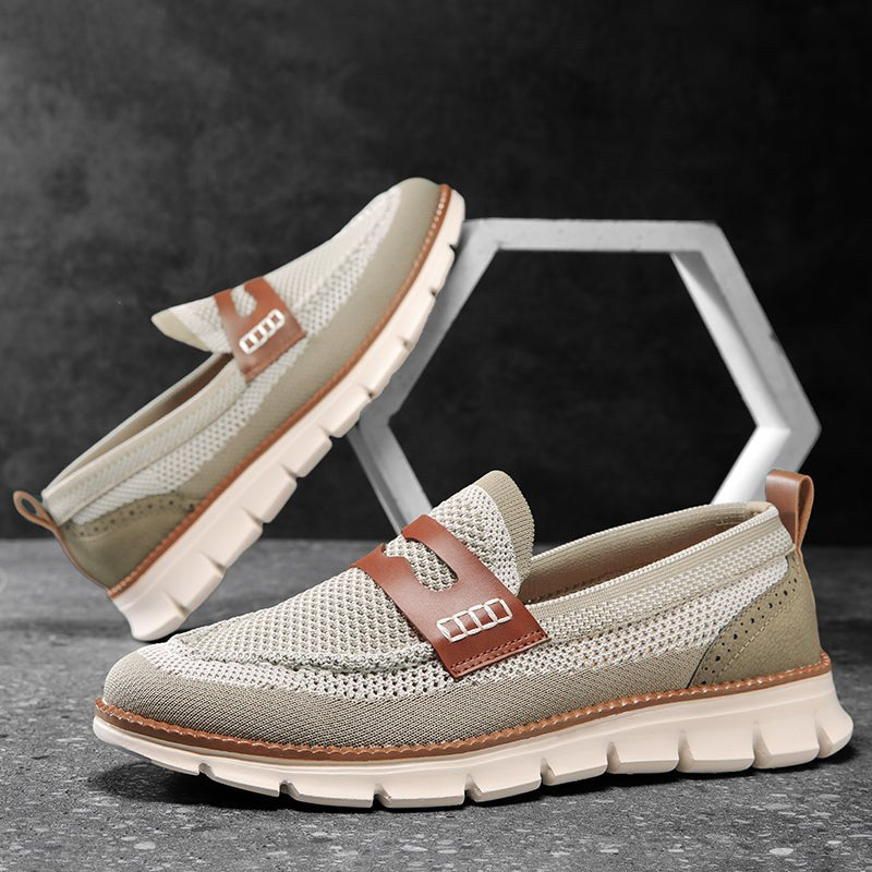 Harbor Knit Loafer in Beige