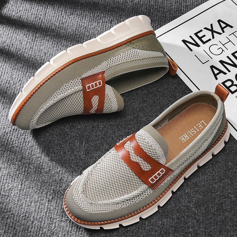 Harbor Knit Loafer in Beige
