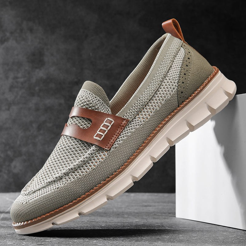 Harbor Knit Loafer in Beige