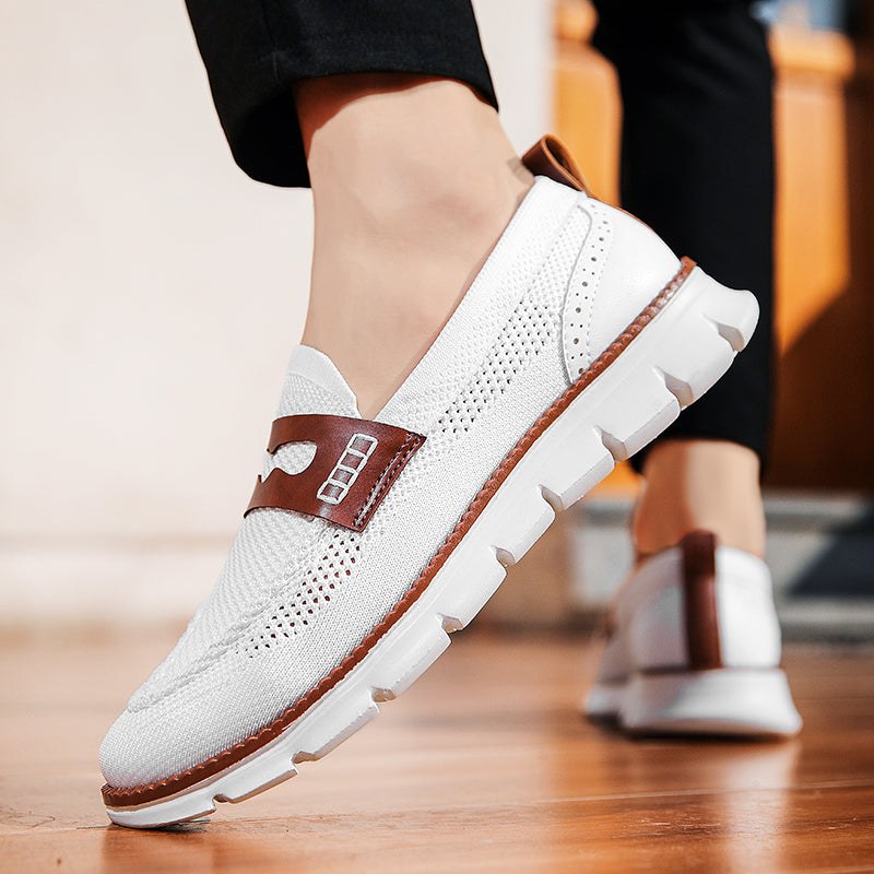 Harbor Knit Loafer in Pearl