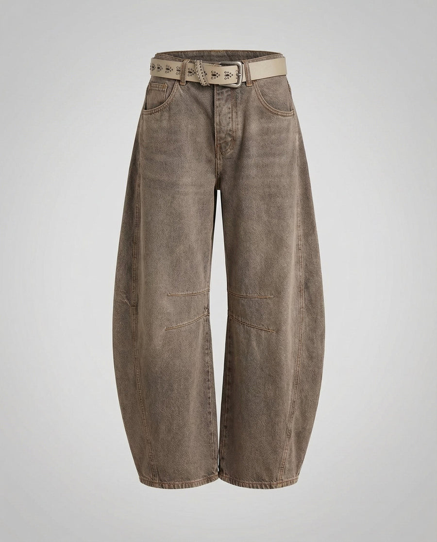 Harlow Comfortable Jeans in Brown