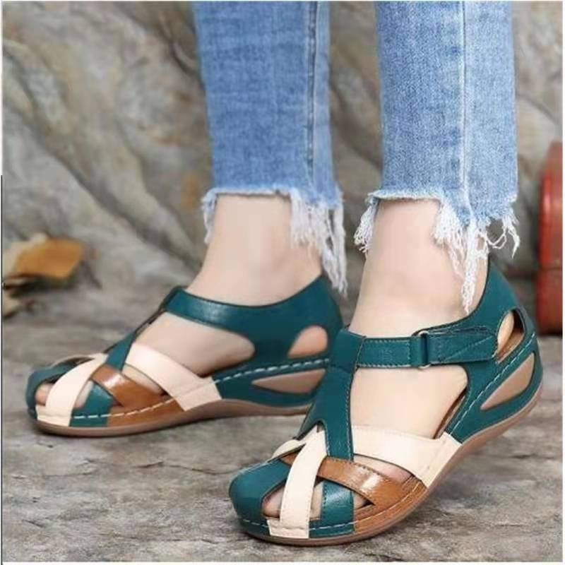 Harlow Elegant Sandals in Green