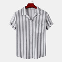 Harlow Elegant Shirt with Short Sleeve and Chest Pocket