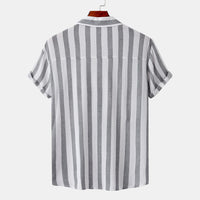 Harlow Elegant Shirt with Short Sleeve and Chest Pocket