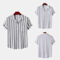 Harlow Elegant Shirt with Short Sleeve and Chest Pocket