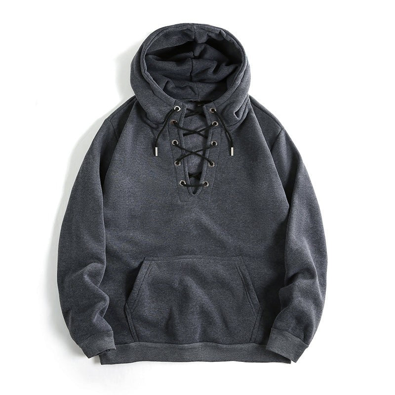 Harlow Hoodie with Hood in Dark Grey