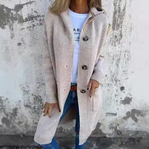 Harlow Knit Cardigan with Pockets and Hood