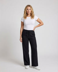 Harlow Linen Trousers with Drawstring Waist