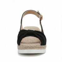 Harlow Orthopaedic Lace Sandals in Beige