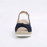 Harlow Orthopaedic Lace Sandals in Black