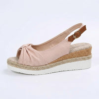Harlow Orthopaedic Lace Sandals in Pink