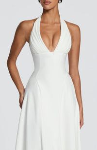 Diane Midi Dress – Ivory