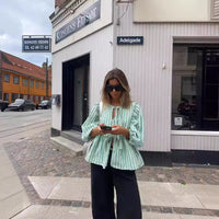 Hazel Blouse with Ruffles