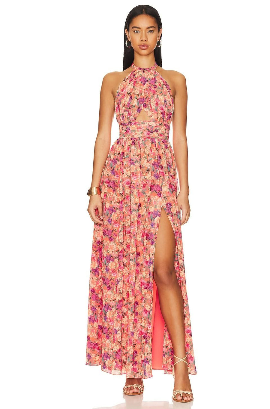 Hazel | Gown Maxi Dress in Pink