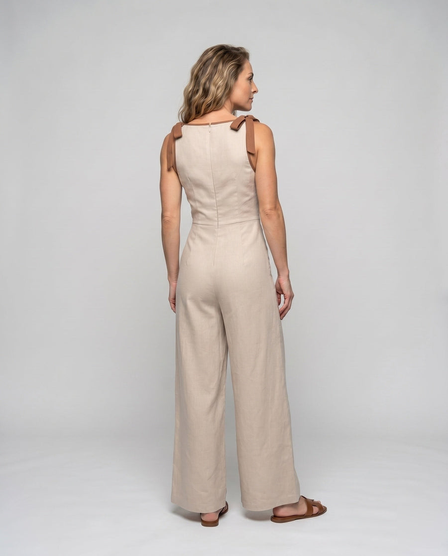 Hazel Jumpsuit with Wide Leg