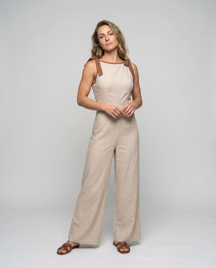 Hazel Jumpsuit with Wide Leg