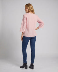 Hazel Linen Blouse with Embroidery