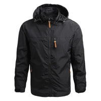Hector Comfortable Jacket with Hood in Black