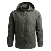 Hector Comfortable Jacket with Hood in Green