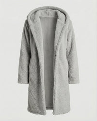 Heidi Coat with Hood in Grey