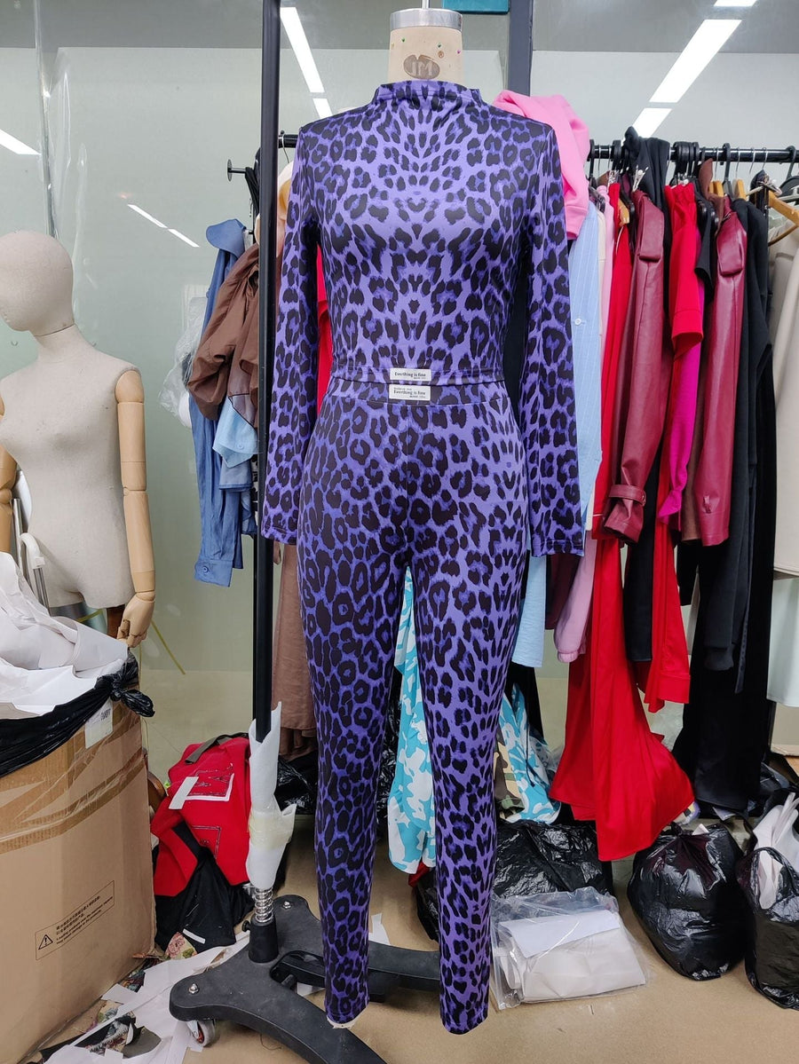 Heidi Jumpsuit in Leopard Print